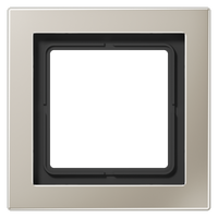 Jung LS Design Afdekraam Edelstaal 1-voudig ESD 2981