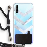 Marmeren pijlen: Huawei P Smart Pro Transparant Hoesje met koord