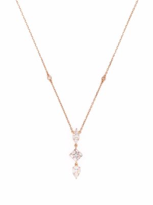 Djula collier Delicacy en or rose 18ct serti de diamants