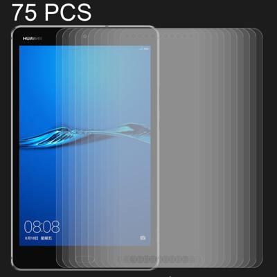 75 pc's voor Huawei MediaPad M3 Lite 8.0-inch 0.3mm 9H oppervlakte hardheid explosieveilige getemperd glas Film