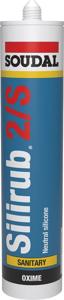 Soudal Silirub 2S Neutrale Sanitair Silicone 300ml - Wit