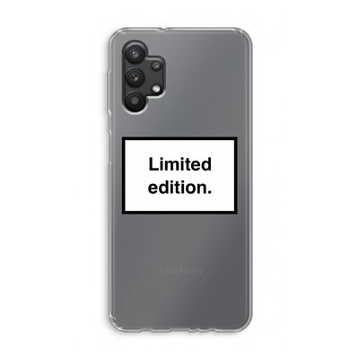 Limited edition: Samsung Galaxy A32 5G Transparant Hoesje