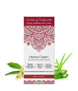 Henna cream red semi permanent