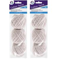 DID Touw bolletjes - 6x st - 45 meter per rol - huishoud/hobby touw - Klussen/Tuin/Huis