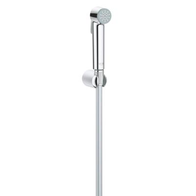 GROHE Vitalio Trigger Handdoucheset - 1 straalsoort - rond - met houder - gladde slang - 125cm - chroom 26175001