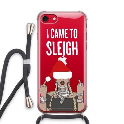 Came To Sleigh: iPhone SE 2020 Transparant Hoesje met koord