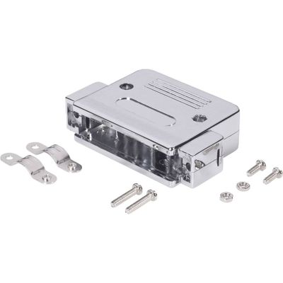 BKL Electronic 10120079 10120079 Aantal polen: 37 Kunststof, gemetalliseerd 180 ° Zilver 1 stuk(s)