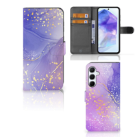 Hoesje voor Samsung Galaxy A55 Watercolor Paars - thumbnail