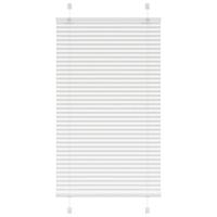 VidaXL Plissé rolgordijn 80x100 cm stofbreedte 79,4 cm polyester wit