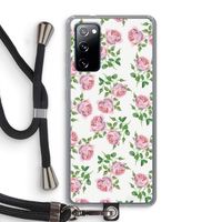 Kleine roosjes: Samsung Galaxy S20 FE / S20 FE 5G Transparant Hoesje met koord