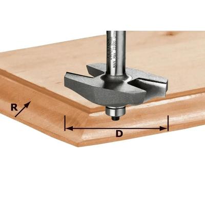 Festool HW S12 D67 x D12 Freesbit Afplatfrees S 12mm 67,0mm R19 - 490127