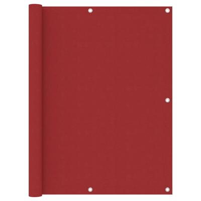 VidaXL Balkonscherm 120x600 cm oxford stof rood