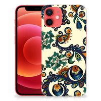 Siliconen Hoesje iPhone 12 Mini Barok Flower - thumbnail