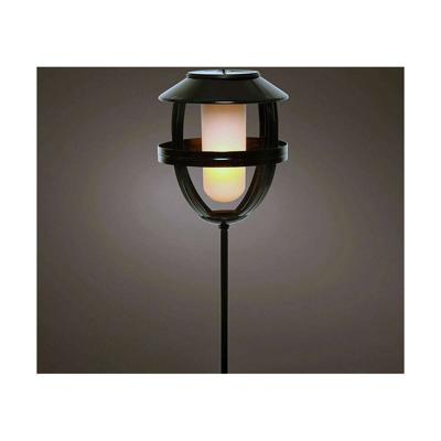 Zonlicht Lumineo 898216 Zwart Ijzer 63 cm Vlameffect Fakkel