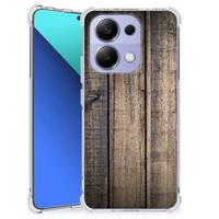 Xiaomi Redmi Note 13 4G Stevig Telefoonhoesje Steigerhout - thumbnail