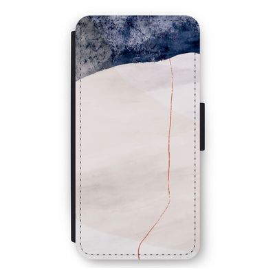 Stone White: iPhone 11 Flip Hoesje