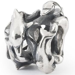 Trollbeads TAGBE-30185 Kraal Dolfijnenfamilie zilver