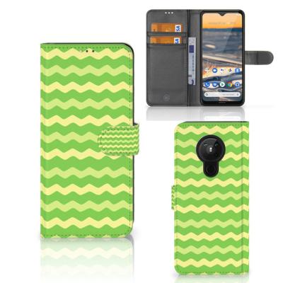 Nokia 5.3 | Telefoon Hoesje | Waves Green
