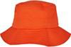 Flexfit FX5003 Flexfit Cotton Twill Bucket Hat - Orange - One Size