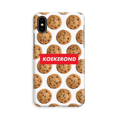 Koekerond: iPhone Xs Volledig Geprint Hoesje