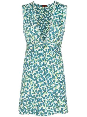 Missoni Pre-Owned blouse à imprimé abstrait (années 2000) - Bleu