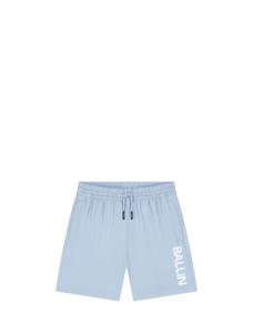 Ballin Zomer zwembroek jongens - blauw grijs - Dual line logo