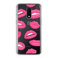 Bite my lip: OnePlus 7 Transparant Hoesje