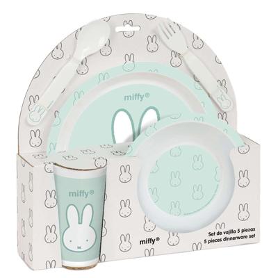 Kinderen servies set Miffy Menta (5 Onderdelen)