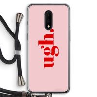 Ugh: OnePlus 7 Transparant Hoesje met koord