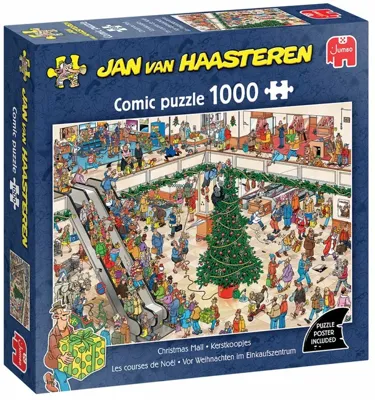 Puzzel xms jvh christmas mall 1000