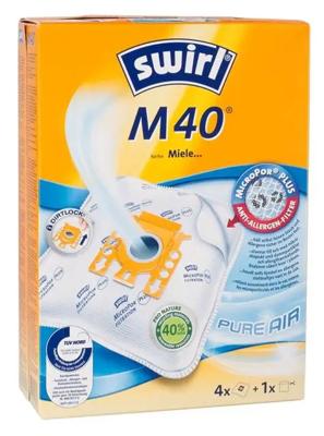 Swirl Swirl Stofzuigerzakken Set M40 Frische Action - 2 zakken + 2 geurparels