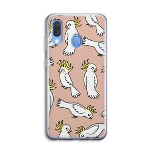 Papegaai: Samsung Galaxy A40 Transparant Hoesje