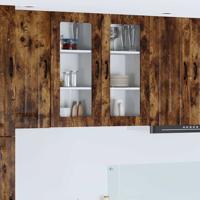Keukenkast aan de muur met plank Gerookt eiken 40 x 31 x 80 cm Keukenkast aan de muur met plank Gerookt eiken 40 x 31 x 80 cm