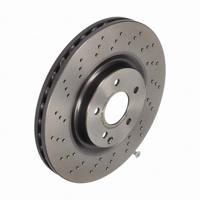 Remschijf COATED DISC LINE BREMBO, Remschijftype: Geperforeerd / Geventileerd, u.a. für Mercedes-Benz