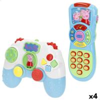 Telefoon om te leren Peppa Pig 15 x 11 x 5 cm (4 Stuks)