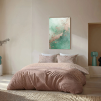 Dekbedovertrek Soft Petals - Tweepersoons (200x200 Cm) - Roze Microvezel - - Byrklund - Dekbed-Discounter.nl