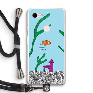Aquarium: Pixel 3 XL Transparant Hoesje met koord