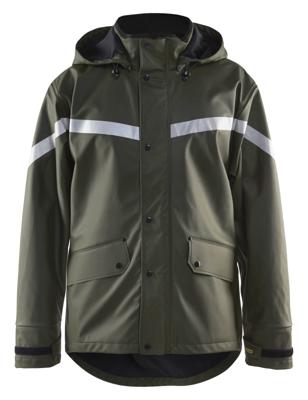 Blåkläder Regenjas LEVEL 2 43052003 | Army Groen | Maat 4XL - 7330509569009