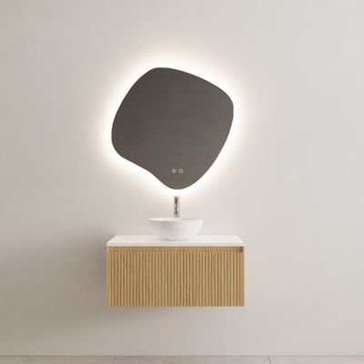 Onderkast Gliss Design Timotheus 80 CM Incl. Topplaat Pure