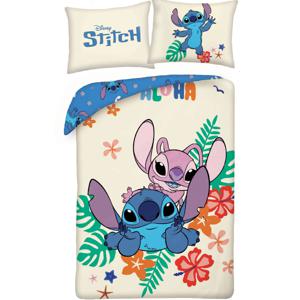 Disney Lilo & Stitch Dekbedovertrek, Aloha Love - Eenpersoons - 140 x 200 cm - Katoen