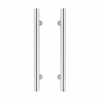 Intersteel Deurgrepen per paar T-vorm 800x80x30 HoH 600mm - RVS