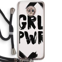 Girl Power #2: Motorola Moto G6 Transparant Hoesje met koord
