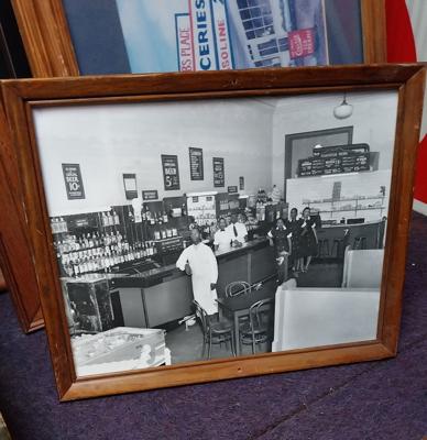 Vintage Bar Photo in Frame - 39 x 32cm