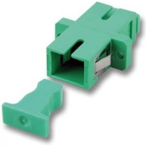 Intronics Fiber optic SC-APC simplex adapter single-mode