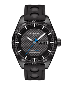 Horlogeband Tissot T1004303720100 / PRS516 / T610037162 Rubber Zwart 20mm