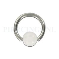 BCR 1.6 mm strandbal wit