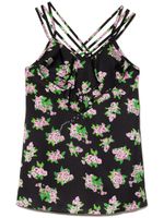 Natasha Zinko Kids robe à fleurs - Noir