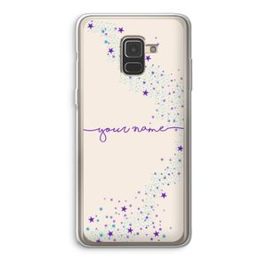 Sterren: Samsung Galaxy A8 (2018) Transparant Hoesje