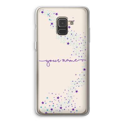Sterren: Samsung Galaxy A8 (2018) Transparant Hoesje