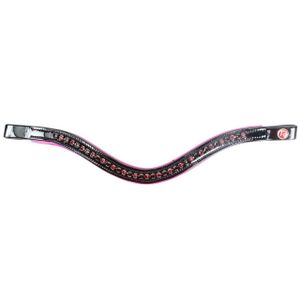 Rossner Sassari frontriem fuchsia maat:cob